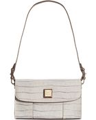 Dooney & Bourke Croco Casey Clutch - Lyst