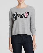 Autumn Cashmere Sweater - Punk Sequined Intarsia Cashmere - Lyst