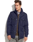 Michael Kors Michael Big And Tall Fed Heights Quilted-Bib Field Coat - Lyst