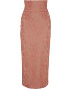 Emilia Wickstead Lace Midi Skirt - Lyst