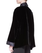 Eskandar Scrunch Shawl-Collar Jacket - Lyst