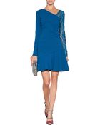 Emilio Pucci Lace Sleeve Dress - Lyst