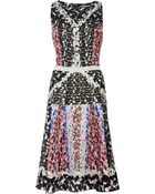Peter Pilotto Nico Printed Silk Dress - Lyst
