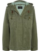 J.Crew Hooded Cotton-Twill Jacket - Lyst