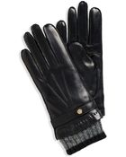Hugo Boss Gl 236 | Cashmere-Lined Leather Gloves - Lyst
