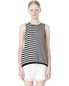 Alexander Wang Tencel Cotton Lightweight Knit Tank - Lyst