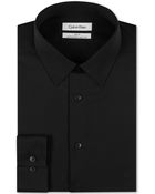 Calvin Klein Steel Non-Iron Slim-Fit Solid Performance Dress Shirt - Lyst
