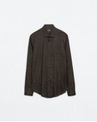 Zara Printed Shirt - Lyst