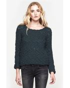 L'Agence Hand Knit Pullover - Lyst
