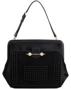 Jason Wu Daphne Studded Calf Hair Shoulder Bag - Lyst