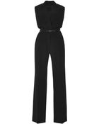 Elie Saab Stretch Cady Jumpsuit - Lyst