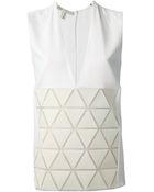 Victoria Beckham Sleeveless Top - Lyst
