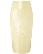 Au Jour Le Jour Yellow Vinyl Pencil Skirt - Lyst