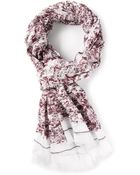 Jil Sander Printed Scarf - Lyst