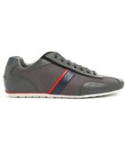Hugo Thatoz Grey Leather And Nylon Sneakers - Lyst