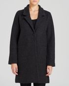 Eileen Fisher Long Wool Coat - Lyst