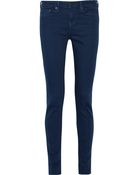 Vince Mid-Rise Skinny Jeans - Lyst