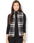 Lauren by Ralph Lauren Plaid Quilted Vest - Lyst