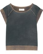 Textile Elizabeth And James Cotton French Terry Top - Lyst