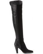 Chloé Leather Over-The-Knee Boots - Lyst