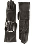 Givenchy Chunky Buckle Gloves - Lyst