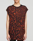 Helmut Lang Tank - Strata Jersey Print Muscle - Lyst