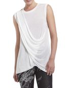 BCBGMAXAZRIA Rumor Sleeveless Crisscross Top - Lyst