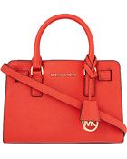 MICHAEL Michael Kors Dillon Small Leather Satchel Bag - Lyst