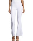 Michael Kors Side-Zip Silk Flared Trousers - Lyst