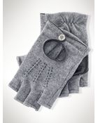 Lauren by Ralph Lauren Fingerless Moto Gloves - Lyst