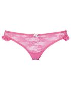 Topshop Lace Side Frill Thong - Lyst
