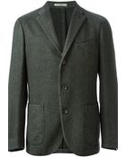 Boglioli Three Button Blazer - Lyst