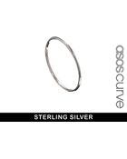 Asos Curve Sterling Silver Fine Ring - Lyst
