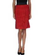 Dolce & Gabbana Knee Length Skirt - Lyst