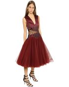 Christopher Kane Corset Boning & Tulle Dress - Lyst