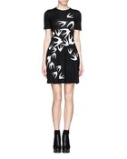 McQ by Alexander McQueen Wool Jacquard Swallow Dress - Lyst