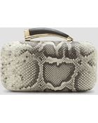 Vince Camuto Clutch Horn Python Embossed - Lyst
