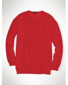 Polo Ralph Lauren Fleece Crewneck Sweatshirt - Lyst