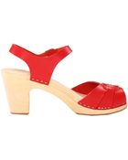 Swedish Hasbeens Peep Toe Super High - Lyst