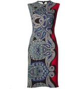 Lanvin Paisley Print Dress - Lyst