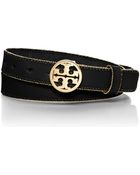 Tory Burch Logo Chain-Edged Belt - Lyst