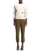 Stella McCartney Julia Stretch Cady Cuff-Ankle Harem Pants - Lyst