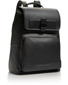Calvin Klein Peter Faux Leather Flap Backpack - Lyst