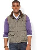 Polo Ralph Lauren Montville Herringbone Vest - Lyst