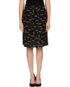 D&G Knee Length Skirt - Lyst