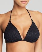 Ralph Lauren Polo Crochet Triangle Bikini Top - Lyst