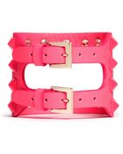 Valentino 'Rockstud' Cutout Leather Bracelet - Lyst