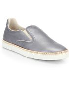 Maison Martin Margiela Metallic Leather Slip-On Sneakers - Lyst