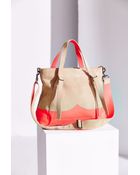 Hunter X Uo Suede + Neon Messenger Bag - Lyst