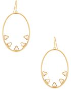 Trina Turk Rhinestone Accented Drop Earrings - Lyst